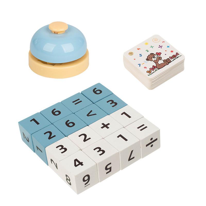 

Wooden Number Math Blocks Educational Toy For Parent Child Learning And Brain Development