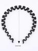 New Non-slip Rhinestone Headbands Solid Wave Hairbands for Women Girls Bezel Fashion Hair Hoop Ladies Boutique Hair Accessories