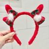 Sweet Christmas Antler Bow Headdress - Festive Fairy Hair Accessory