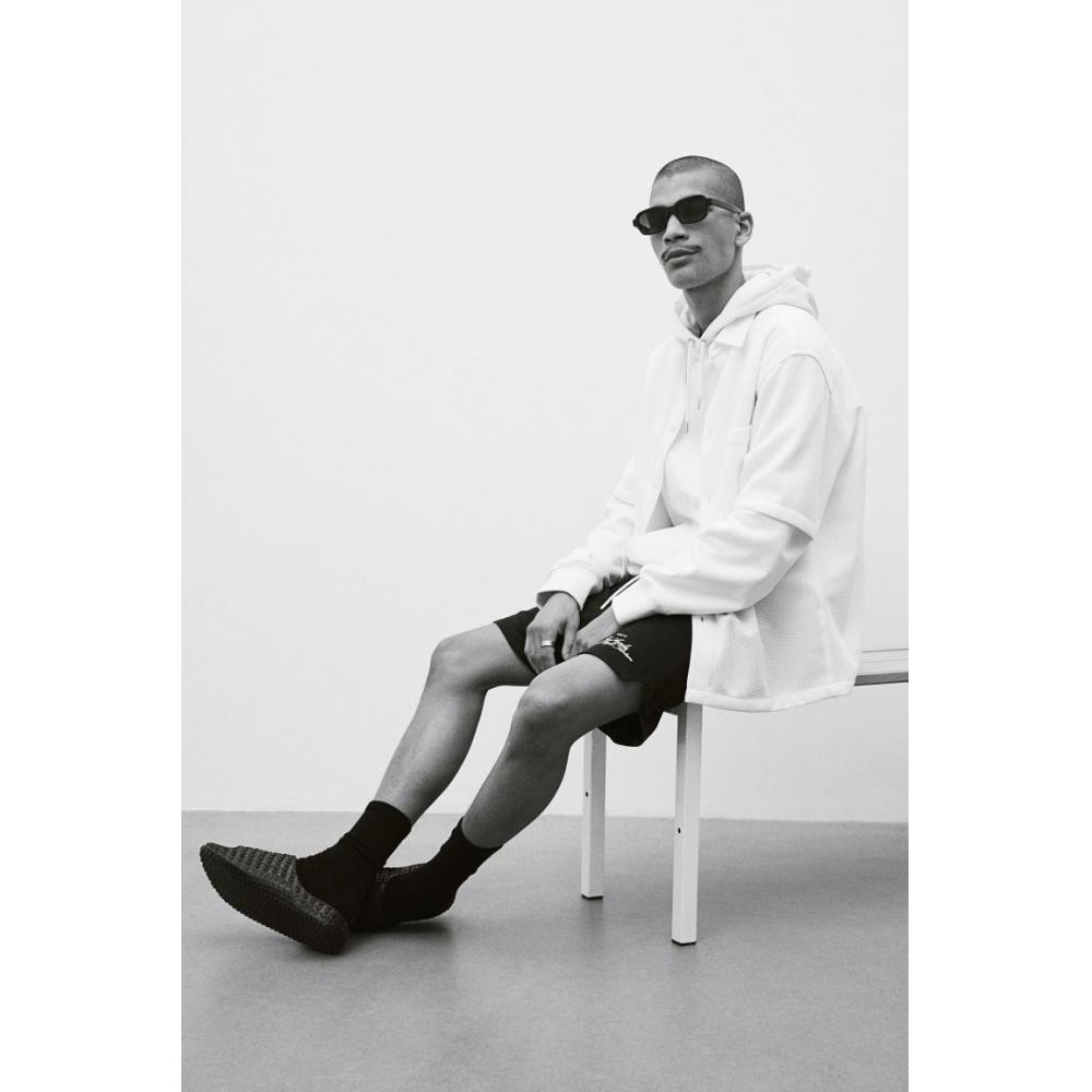 H M Regular Fit MesH sHorts Black