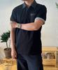 INTEMPOMOOD Noble Check Collar T-Shirt: 2 Colors