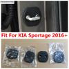 Car Accessories Inner Door Lock Protector Frame Cover Trim Fit For KIA Sportage 2016 -  Black Interior Protection Kit