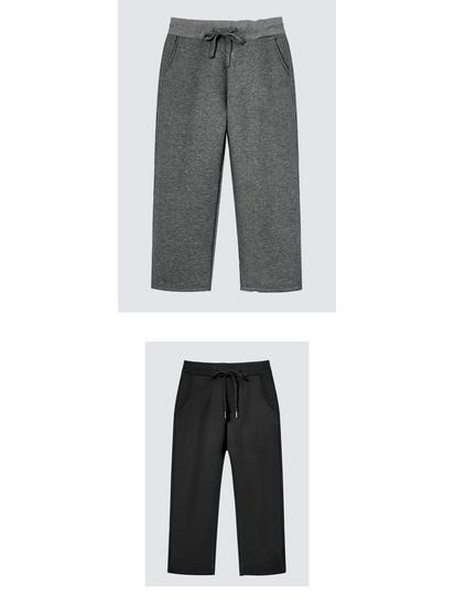 Kids' Navy Blue Fleece Sports Pants - Thick, Grey, Lambswool, Primary School Uniform Pants for Autumn/Winter