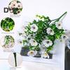 Artificial Violet Flowers All-season Faux Flower Bundle Realistic Fake Violets with Bendable Stems for Outdoors Garden Wedding Decorations