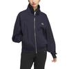 adidas Small Logo Series Fleece Jacket Women Jacket Legendary-Ink-Blue JJ3567