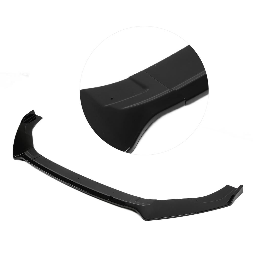 3 Sections Front Bumper Splitter Lip Spoiler Replacement for MK7 MK7.5 GTD R 20132020