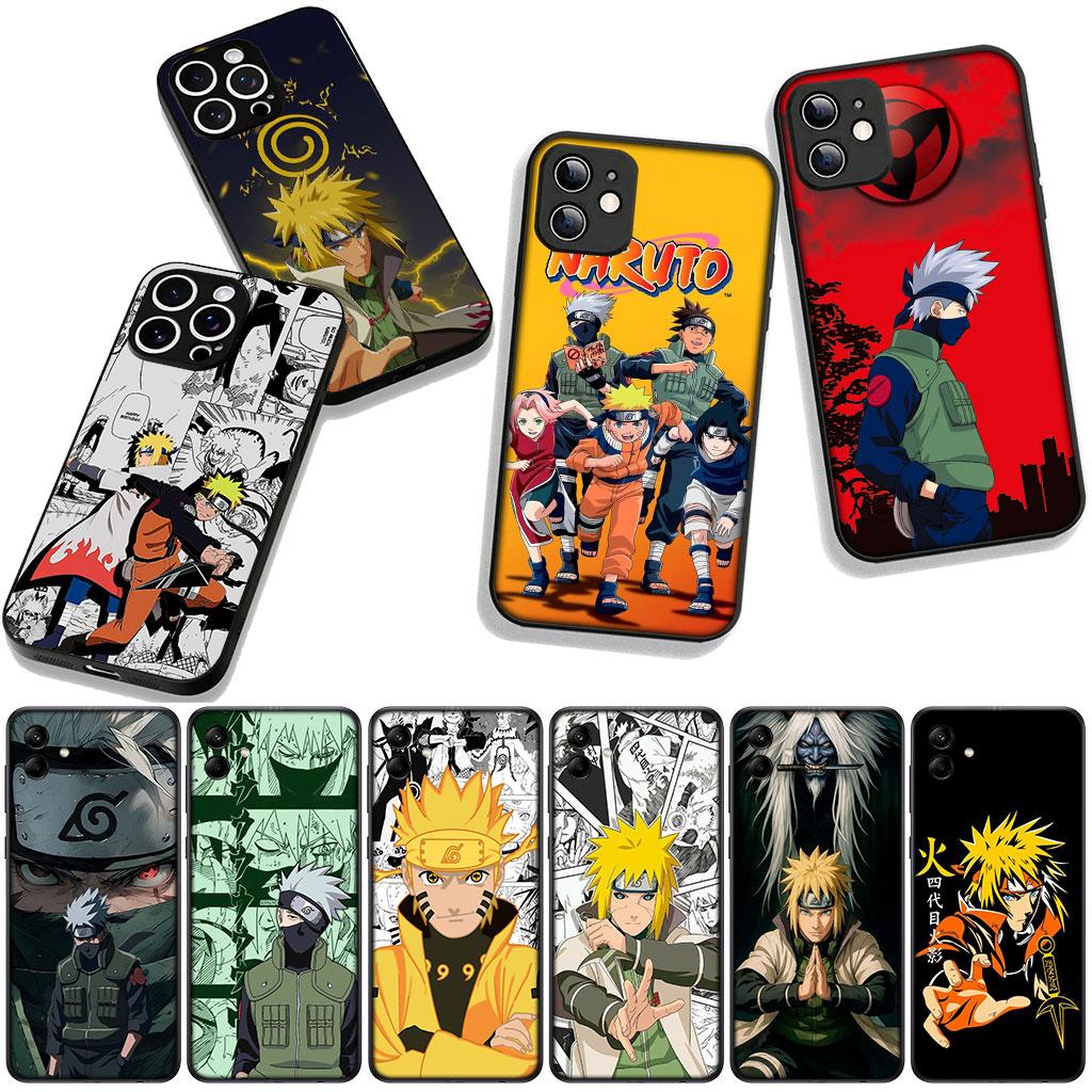 for Samsung Galaxy S25 S24 S22 S23 FE Ultra Plus A56 A05 A06 A15 A16 A55 S7 Edge Phone Case Narutos Namikaze Minato Kakashi