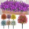 Fake Flowers Outdoor UV Resistant Faux Plants For Outside Yard Wedding Indoor Home Kitchen Farmhouse Decor Artificial Plants