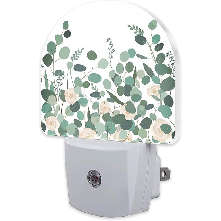 Christmas Tree With Snowman Night Light for Kids,Winter Holiday Snowman Night Light Plug In with Dusk To Dawn Sensor,0.5w Energy Saving Nightlight