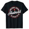 Funny Emotional Support Husband Do Not Pet Graphic T-shirt Men Women's Fashion Casual Tshirt 100% Cotton Loose Oversized T Shirt