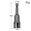Natural Slotted Butterfly Hole Socket Wrench 65mm Hexagonal Handle Electric Screwdriver Wing Nut Socket Tool Tools Set