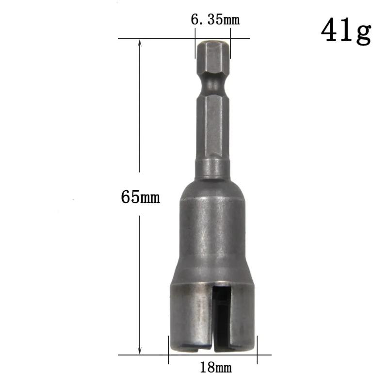 Natural Slotted Butterfly Hole Socket Wrench 65mm Hexagonal Handle Electric Screwdriver Wing Nut Socket Tool Tools Set