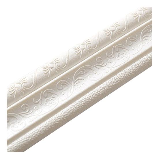 

Домашняя 3D самоклеящаяся декоративная настенная плинтусная линия настенная наклейка на границу белый