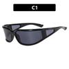 Y2K Windproof Sport Sunglasses: Influencer Style for Cycling with Narrow Frame