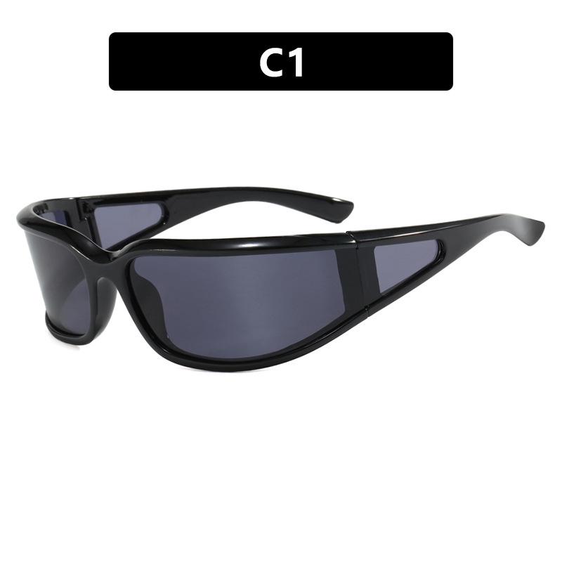 Y2K Windproof Sport Sunglasses: Influencer Style for Cycling with Narrow Frame