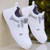 Fashion 2025 New Mens Non-Slip White Skate Shoes Lightweight Casual Athletic Sneakers Versatile Comfort Footwear for Students Streetwear