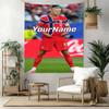 Haaland Custom Your Name Wall Decor Tapestry Art For Pet Memorial Birthdaywedding Party Backdrop Family Gift