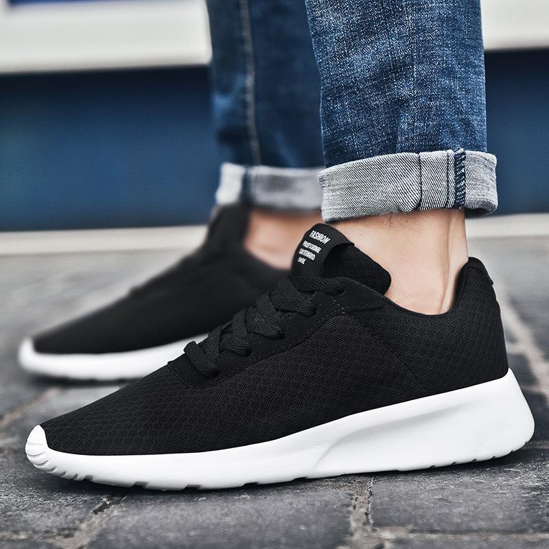 Men's Mesh Casual Running Shoes - Spring & Autumn Style, Low-Top, Plus Size Available