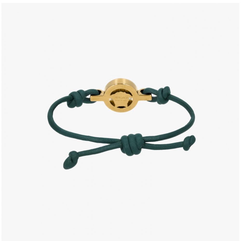 Versace Leather Bracelet Medusa Crystal Braid 1019668 1a05169 1ga9v