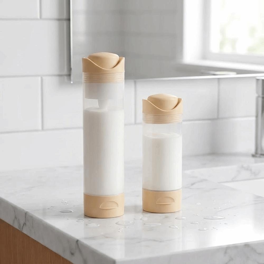 Press Airless Pump Bottle 50/80 ML Lotion Packaging Box Convenient Vacuum Press Bottle Eye Cream