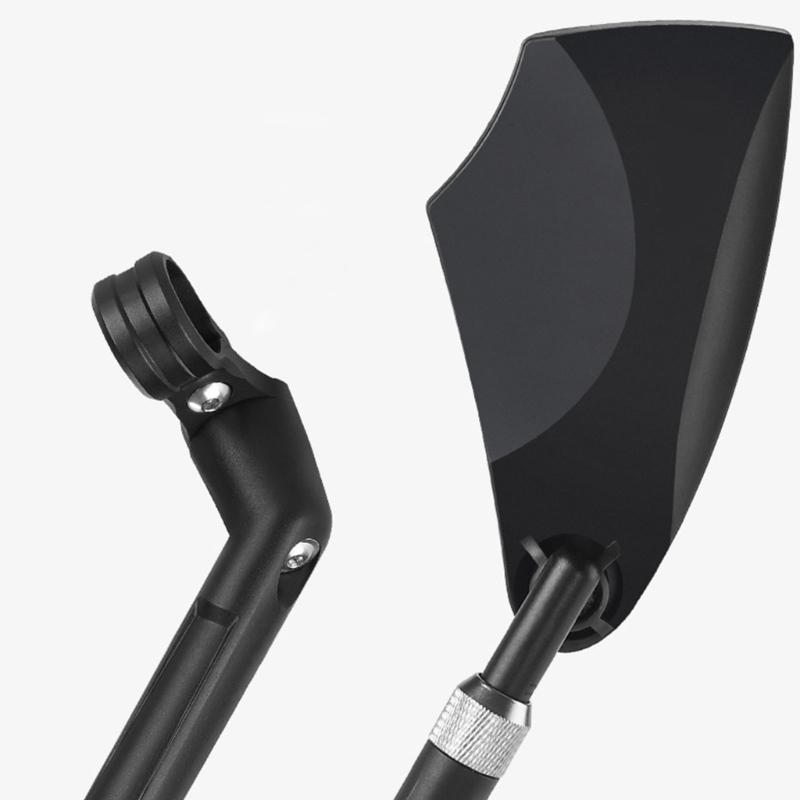 1 Pezzo Specchietto Retrovisore per Bicicletta Specchietto Retrovisore Grandangolare a 360 Gradi per Ciclismo su Strada e Mountain Bike Altezza Regolabile