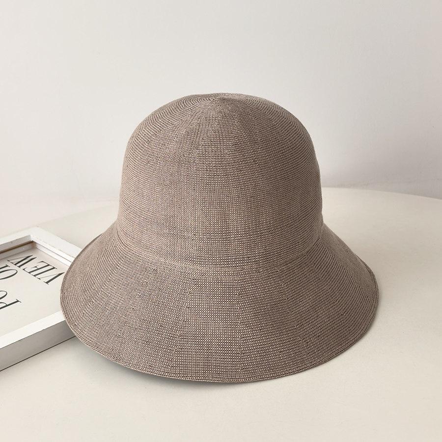 High Quality Mulberry Silk * Can Be Stacked Thin Casual Hat Women's Summer Breathable Sunshade Sunscreen Bucket Hat Travel