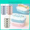 Steel Bento Stainless Container Large Capacity Adults Gifting Supplies Kitchen
