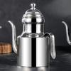 Home Oil Vinegar Dispenser Household Jug Silver Stainless Steel 1pc Vinegar Dispenser Oil Olive Pot Pourer Sauce