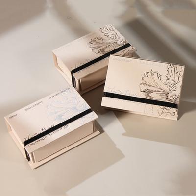 Necklace Storage Box Premium Flip Cover Jewelry Box Book Shaped Organizer Versatile Jewelry Packaging Box For Jewelry Gift