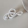 Non-Slip Musical Note Hair Claw Hairpin Large Size Shark Clip Plastic Grab Clip  Travel