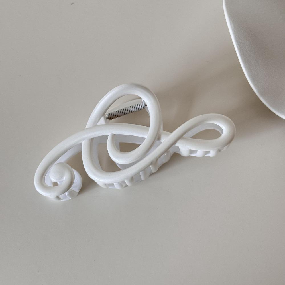 Non-Slip Musical Note Hair Claw Hairpin Large Size Shark Clip Plastic Grab Clip Travel