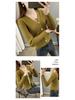 Spring & Autumn Women's Trendy Cardigan Sweater Coat - 2025 Ins Style, Versatile Knitted Short Top with Small Shawl.