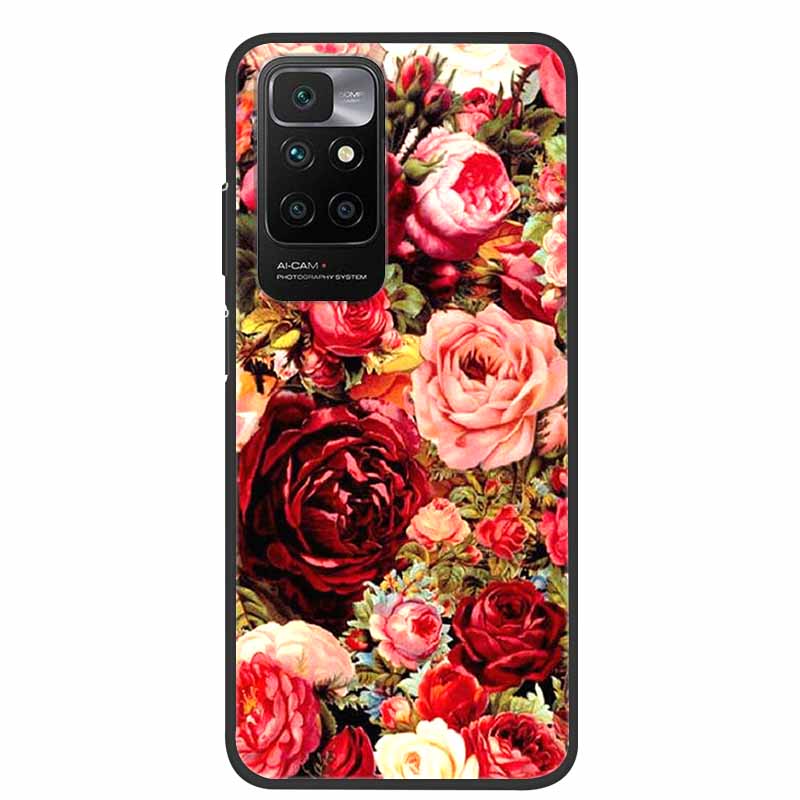Für Xiaomi Redmi 10 Hülle Stoßfest Weiches Silikon TPU Rückabdeckung Für Xiaomi Redmi10 Handyhüllen Redmi 10 Prime 2022 Süße Cartoon