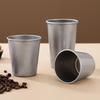 Shangqi Retro Stainless Steel Cold Drink Tumblers (400ml, 2-Pack)