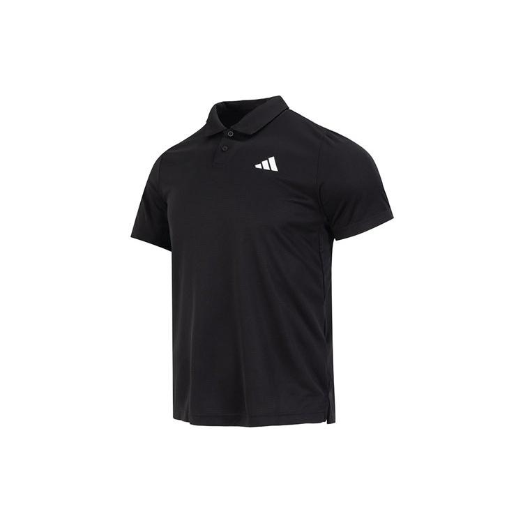 adidas Club Tennis Pique Polo Shirt Asia Sizing  Black  Men s HS3246 S