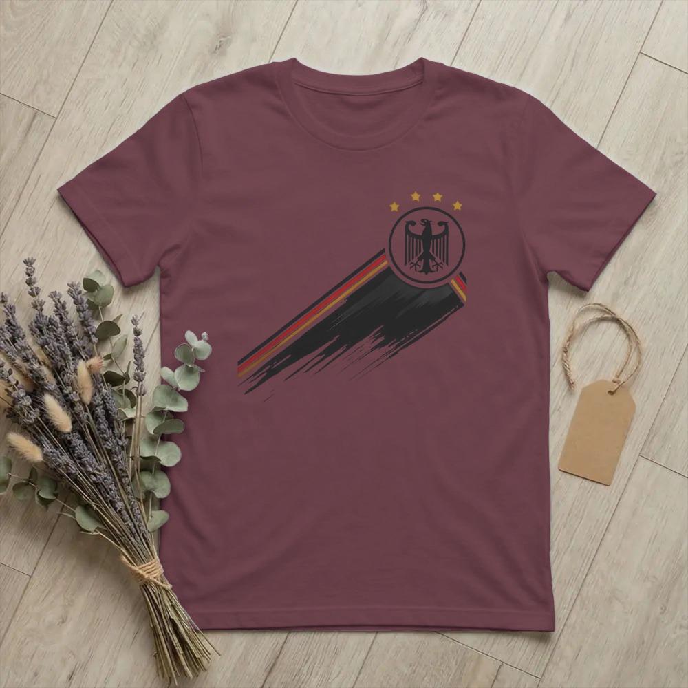 Funny Deutschland Germany Football Player T-Shirt Men O Neck Cotton T Shirts 2026 Soccer Short Sleeve Tee Shirt Original Clothes