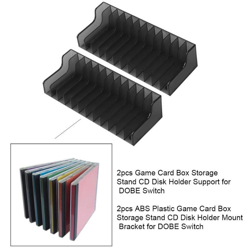2pcs Game Card Box Storage Stand CD Disk Holder Support for DOBE Switch-buy at a low prices on Joom e-commerce platform