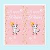 10-50Pcs Happy Birthday Stickers Packaging Sealing Label Diy Gift Decoration Self-Adhestive Handmade Stationery Sticker
