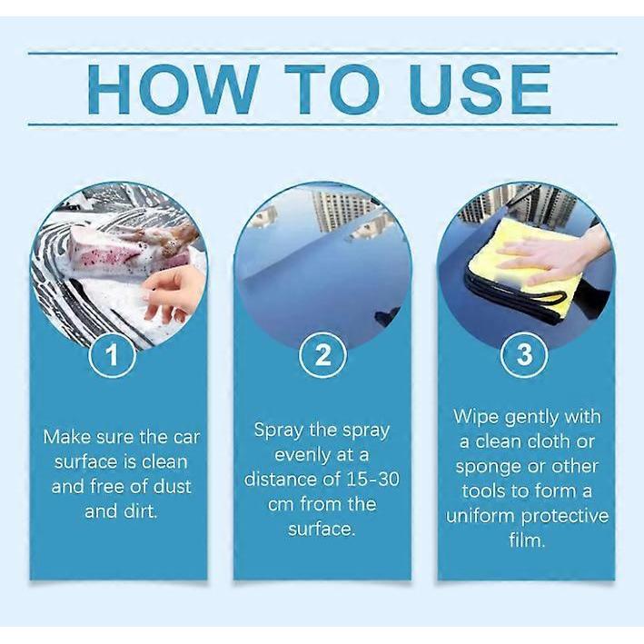 Agent de Revêtement Rapide Avancé pour Voiture Spray, Spray de Revêtement pour Voiture, Multifonctionnel