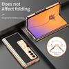 2 Pcs Hinge Capa For Samsung Z Fold 4 5g Case Plating Touch Pen Slot Front Screen Glass Stand For Galaxy Z Fold 4 Fold4 Cover