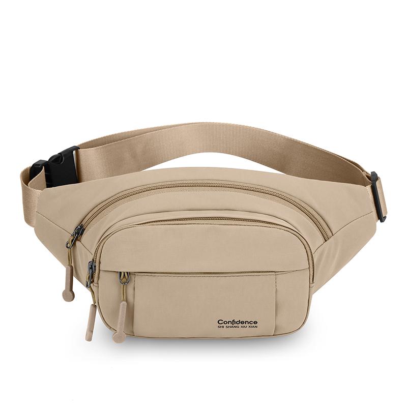 Unisex Adjustable Waist Pack – Spacious Multi-Pocket Bag for Commuter Outdoor Sports & Weekend Trips