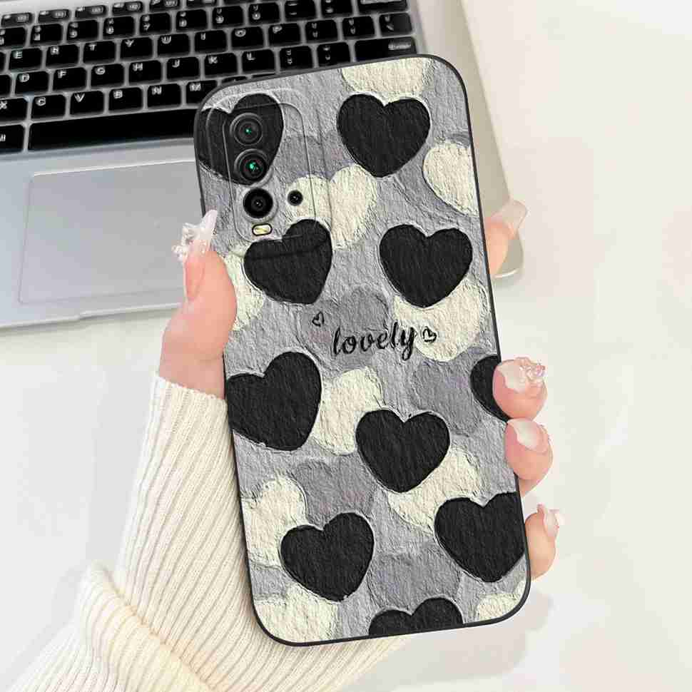 For Xiaomi Redmi 9T 6.53" Case Cute Colorful Butterfly Love Soft Silicone TPU Cover For Redmi 9T Redmi 9 Power Phone Shell Bags