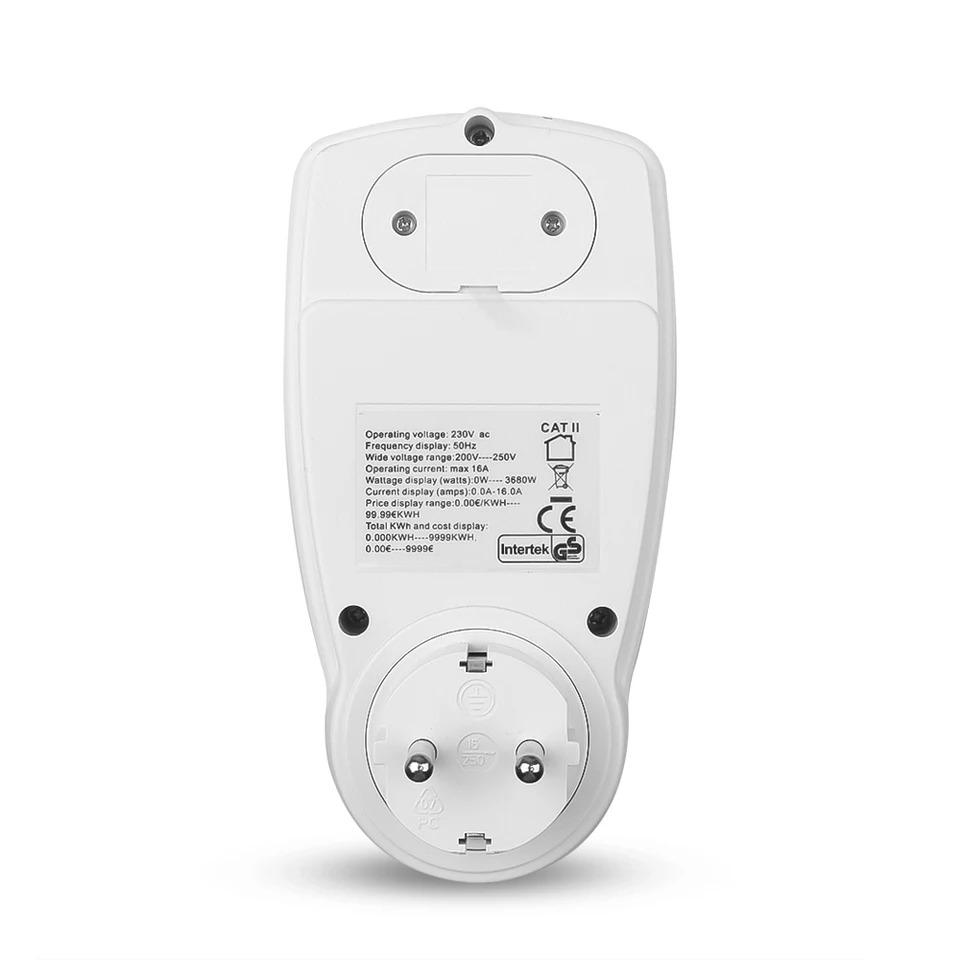 Electronic Energy Meter Measuring Outlet Socket Digital Wattmeter Power Voltage Wattmeter Power