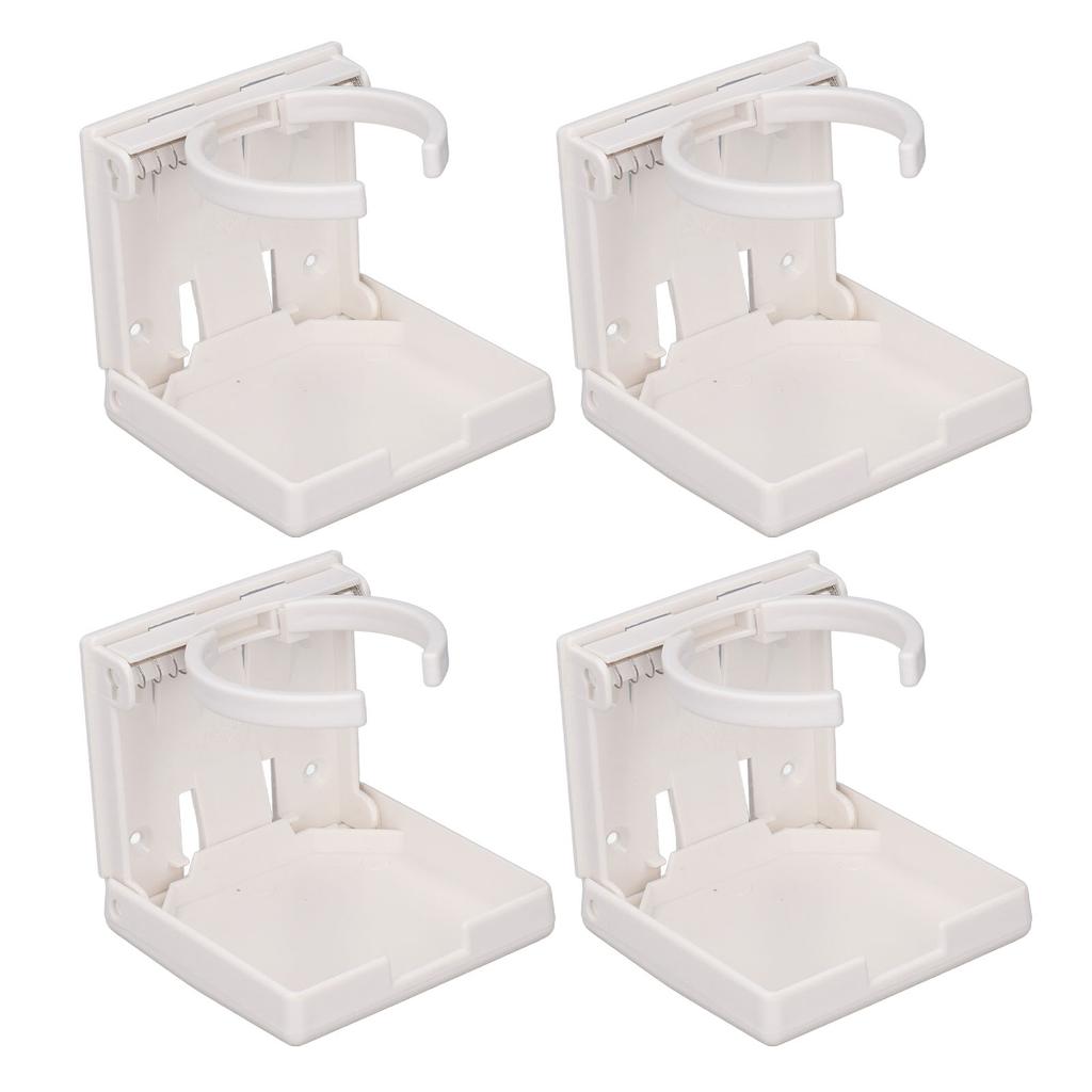 Suport de pahare pliabil, 4 buc. Suport de cană de băutură reglabil pentru RV mașină, navă, montare verticală sau pe perete