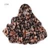 High Quality New Flower Printed Chiffon Hijab Fashion Long Scarf Summer Beautiful Floral Headscarf Wraps for Muslim Woman
