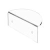 Minimalist Acrylic Floating Shelf Wall Mounted Transparent Wall Shelves  Book