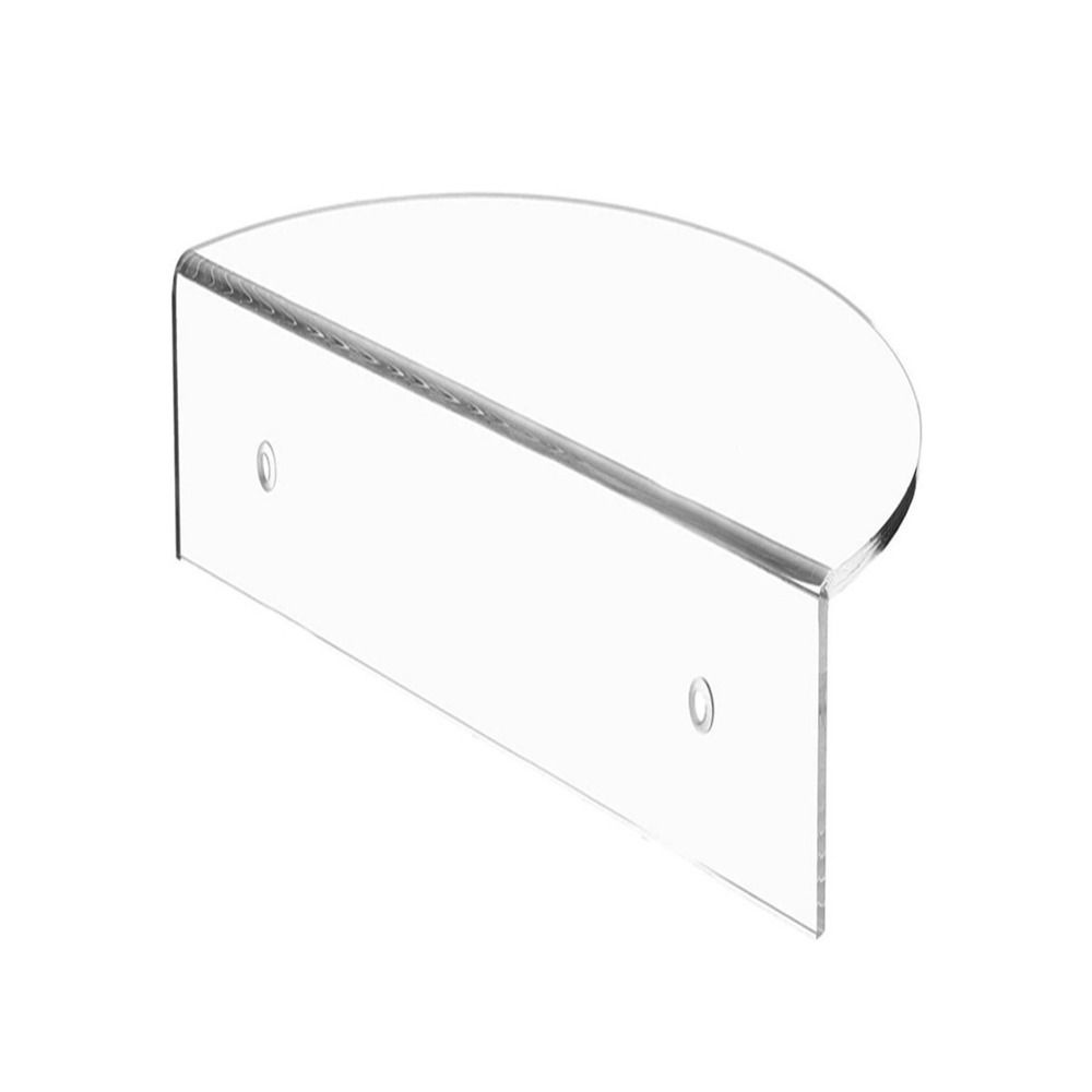 Minimalist Acrylic Floating Shelf Wall Mounted Transparent Wall Shelves  Book