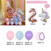 18Pcs Rainbow Unicorn Birthday Decoration Balloons Set Girl Pink Latex Balloon Birthday Supplies Baby Shower Air Globos