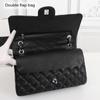 Medium Diamond Quilted Shoulder Bags For Women Luxury Designer Caviar Handbags Genuine Leather Cowhide Crossbody Bag Chains Lock Flap Bag