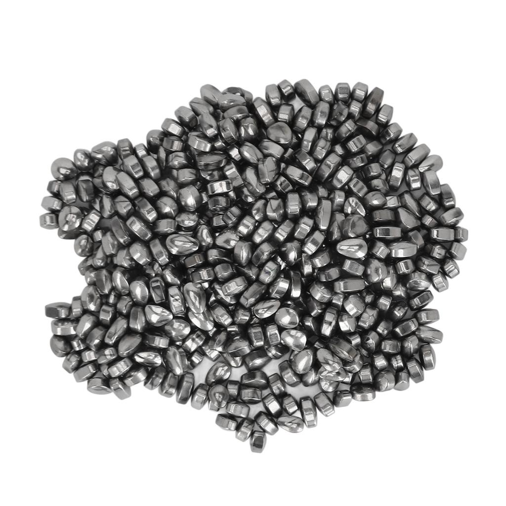 510pcs Magnetic Ferrite Putty Stones Decompression Satisfying Magnet Rock Silver Small Size